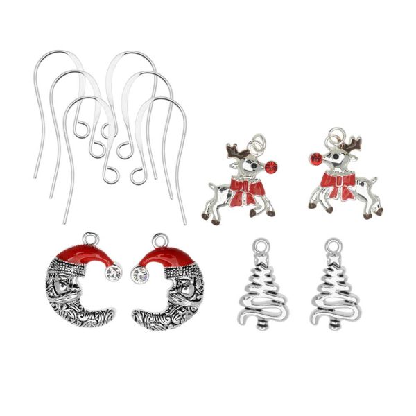 North Pole Earring Trio - Exclusive Beadaholique Jewelry Kit Supply - Image 5