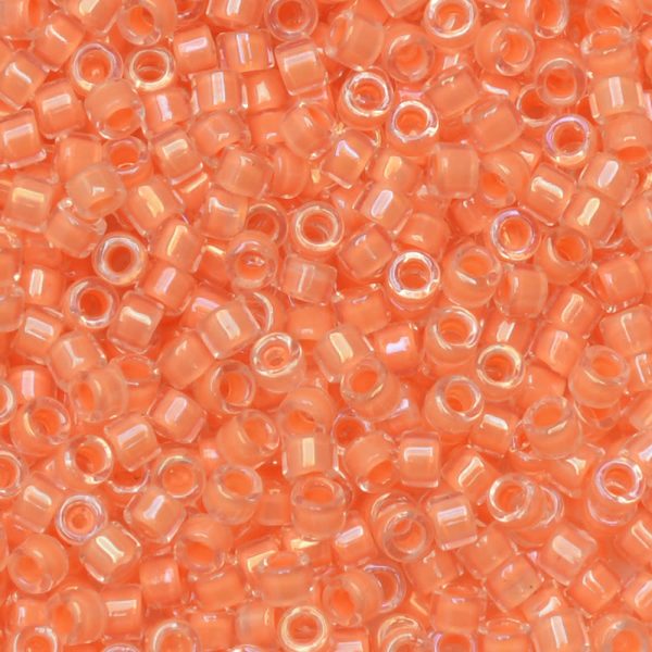 Miyuki Delica Seed Beads, 11 0 Size, #068 Lined Yellow Orange (7.2 Gram Tube) Online Hot Sale