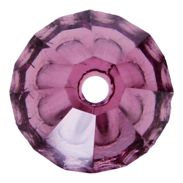 Preciosa Czech Crystal, Bicone Bead 4mm, Amethyst (40 Pieces) Online Sale - Image 2