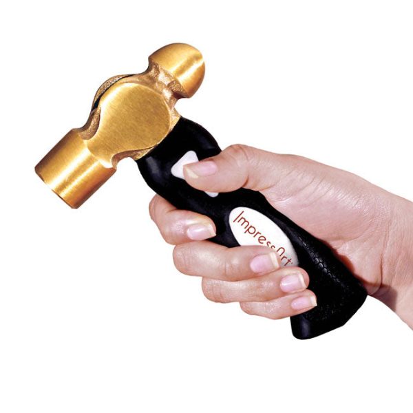 ImpressArt Brass Hammer For Metal Stamping - 1 Pound - 1 Piece For Discount - Image 2