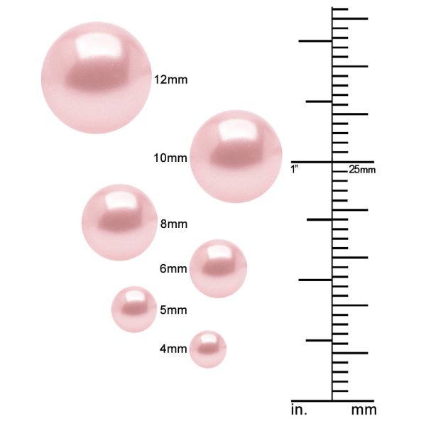 Preciosa Crystal Nacre Pearl, Round 10mm, White (10 Pieces) Fashion - Image 3