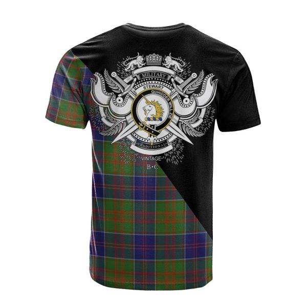 Stewart of Appin Hunting Modern Tartan - Military T-Shirt on Sale - Image 2