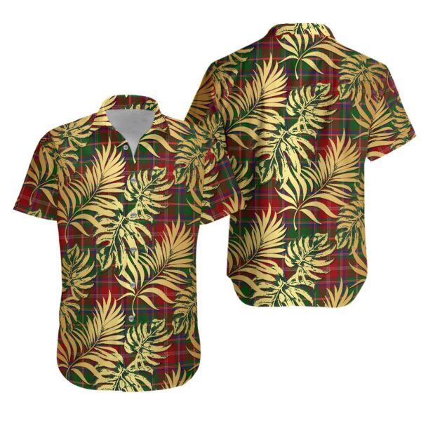 Sommerville Tartan Vintage Leaves Hawaiian Shirt Online now