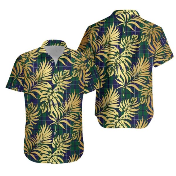 Weisfeld Tartan Vintage Leaves Hawaiian Shirt Fashion