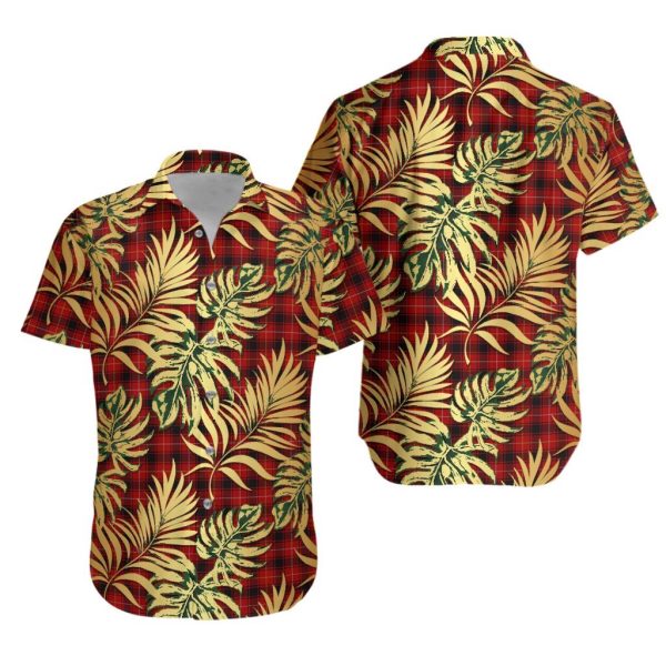 MacIver 02 Tartan Vintage Leaves Hawaiian Shirt Cheap