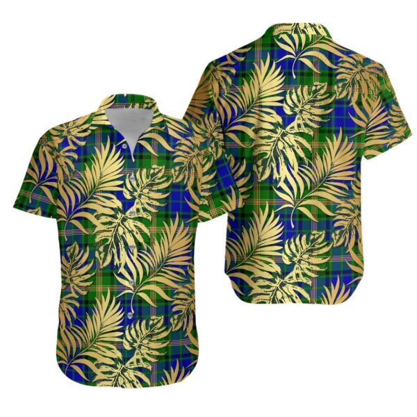 Maitland Tartan Vintage Leaves Hawaiian Shirt Online now