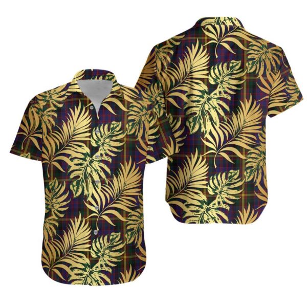 MacSporran Tartan Vintage Leaves Hawaiian Shirt Online