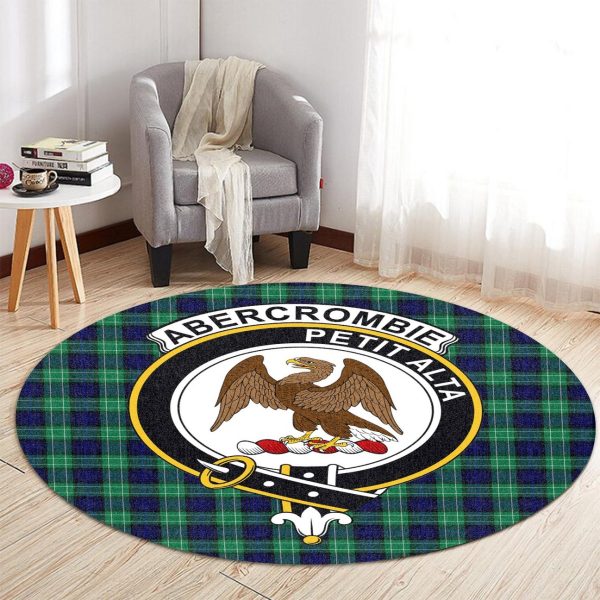 Abercrombie Tartan Crest Round Rug Fashion - Image 2
