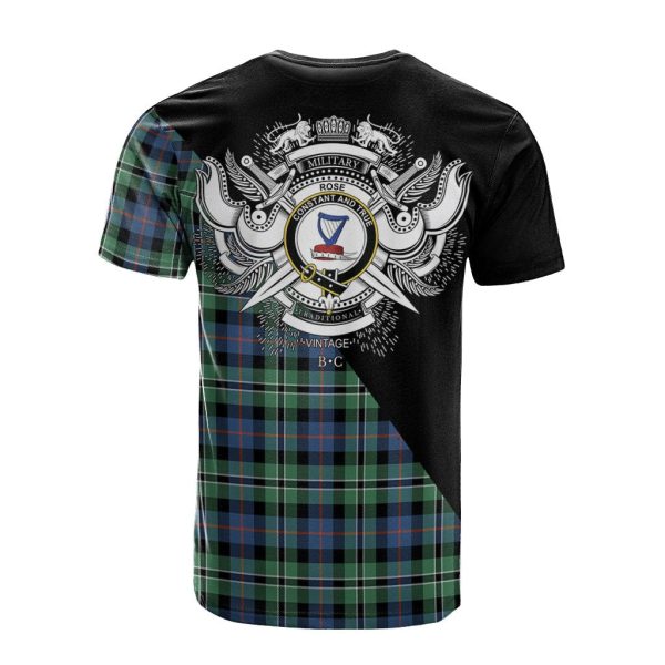 Rose Hunting Ancient Tartan - Military T-Shirt Online now - Image 2