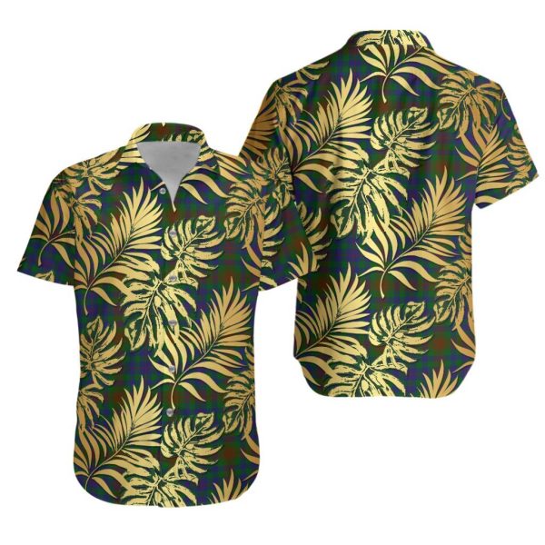 Tennant 03 Tartan Vintage Leaves Hawaiian Shirt For Sale