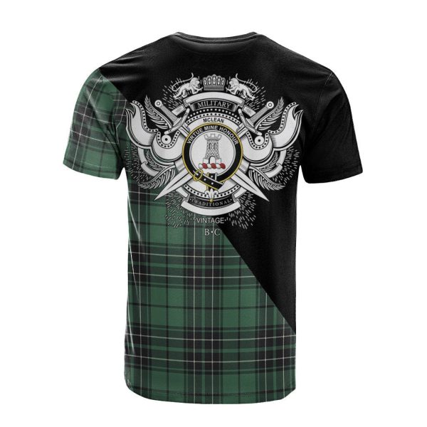 McLean Hunting Ancient Tartan - Military T-Shirt Discount - Image 2